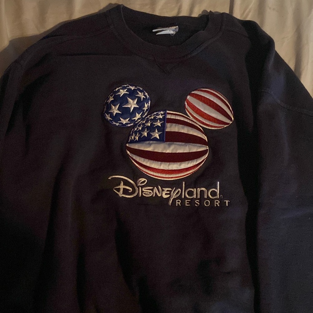 Blue disney crew neck